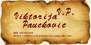 Viktorija Paučković vizit kartica